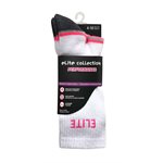 LADIES 3PR CREW SPORT 1 / 2 CUSHION SOCK WHITE